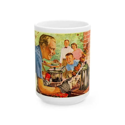 Advertisement from Woman's Day, August 1952 - White Coffee Mug 15oz - Go Mug Yourself