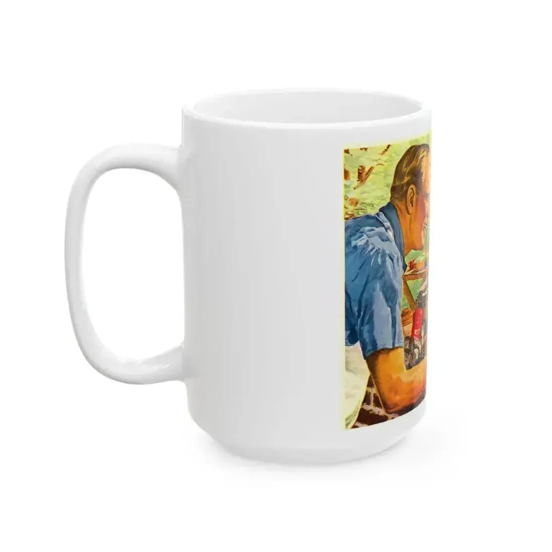 Advertisement from Woman's Day, August 1952 - White Coffee Mug - Go Mug Yourself
