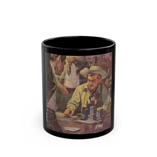 Advertisement illustration - Black Coffee Mug-11oz-Go Mug Yourself