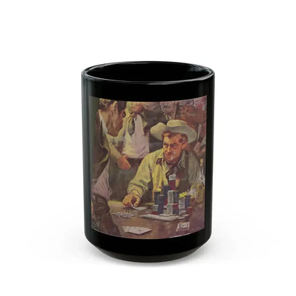 Advertisement illustration - Black Coffee Mug 15oz - Go Mug Yourself
