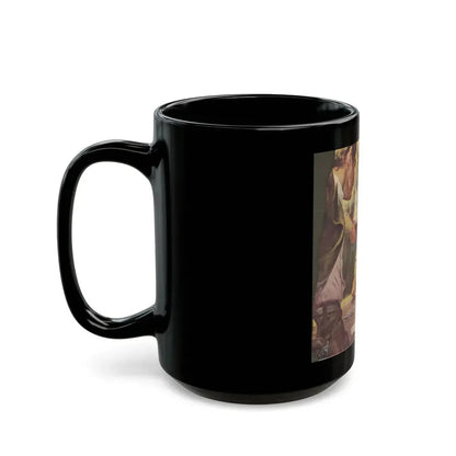 Advertisement illustration - Black Coffee Mug - Go Mug Yourself
