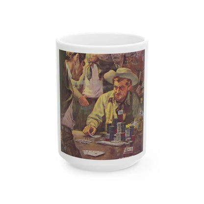 Advertisement illustration - White Coffee Mug-15oz-Go Mug Yourself