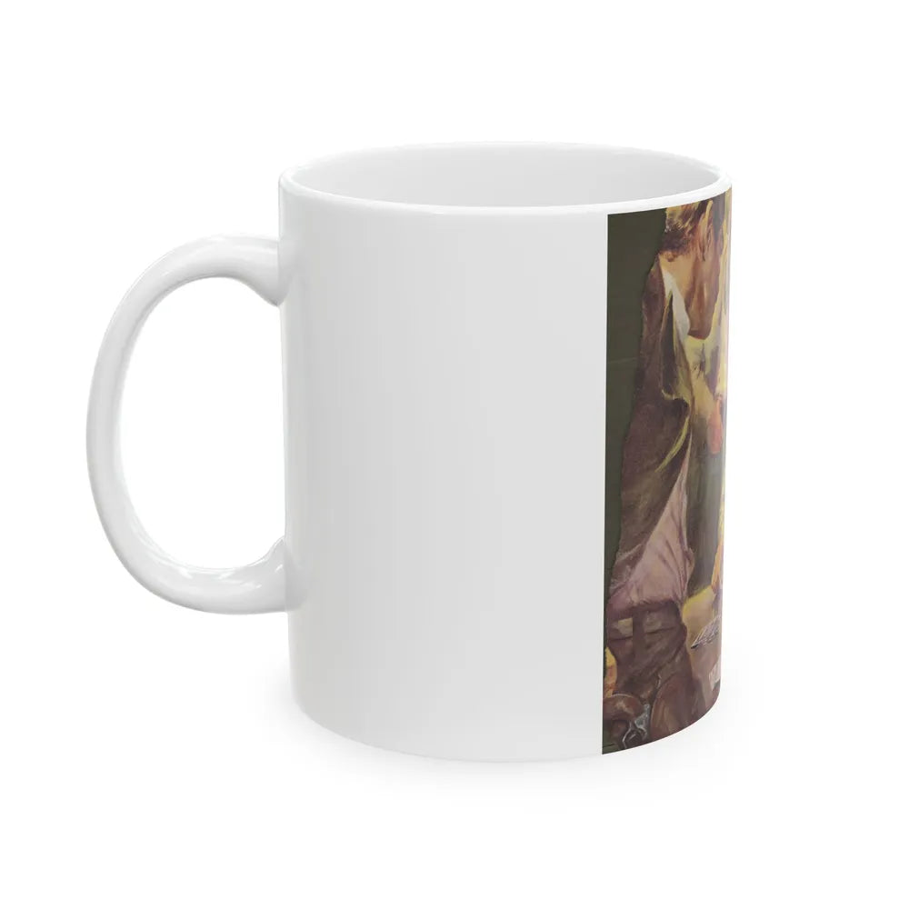 Advertisement illustration - White Coffee Mug-Go Mug Yourself