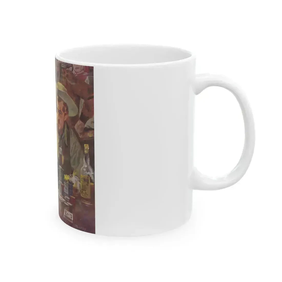 Advertisement illustration - White Coffee Mug - Go Mug Yourself