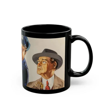 Advertising illustration - Black Coffee Mug - Go Mug Yourself