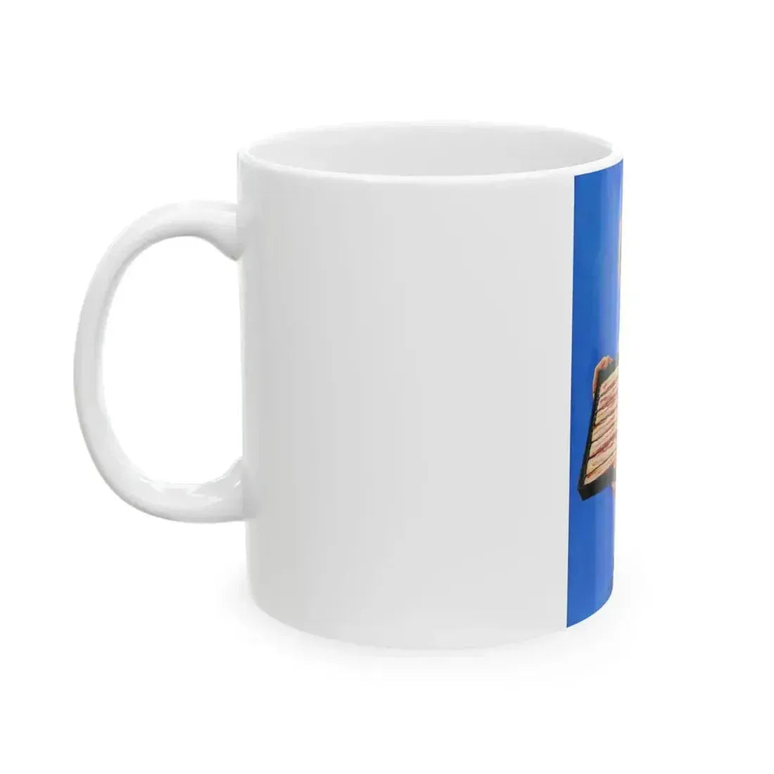 Advertising Illustration, probably for Armour's Bacon - White Coffee Mug - Go Mug Yourself