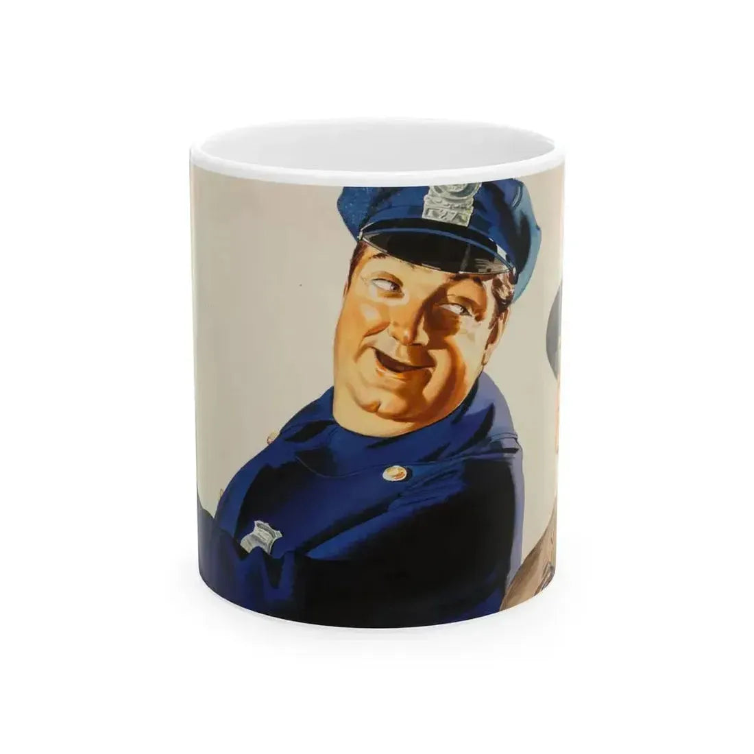 Advertising illustration - White Coffee Mug 11oz - Go Mug Yourself