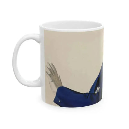 Advertising illustration - White Coffee Mug - Go Mug Yourself