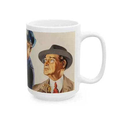 Advertising illustration - White Coffee Mug - Go Mug Yourself