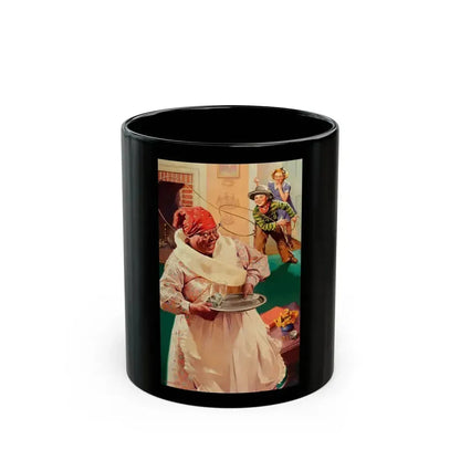 Advertising illustration_1 - Black Coffee Mug 11oz - Go Mug Yourself
