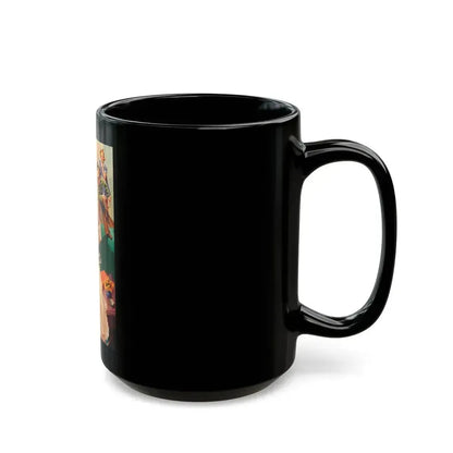 Advertising illustration_1 - Black Coffee Mug - Go Mug Yourself