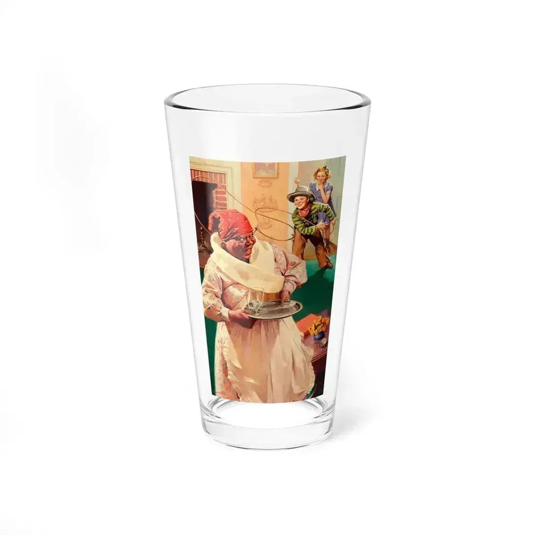Advertising illustration_1 (Magazine Illustration) Pint Glass 16oz - Go Mug Yourself