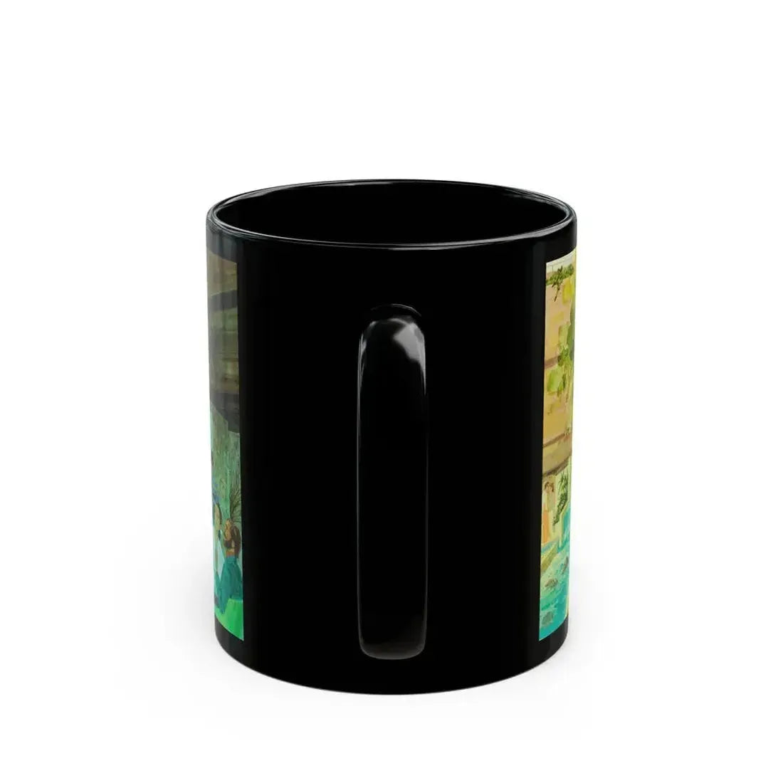 Advertising Illustration_2 - Black Coffee Mug - Go Mug Yourself