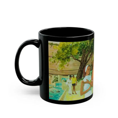 Advertising Illustration_2 - Black Coffee Mug - Go Mug Yourself
