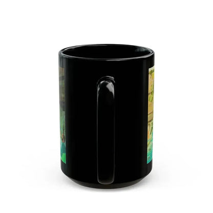 Advertising Illustration_2 - Black Coffee Mug - Go Mug Yourself