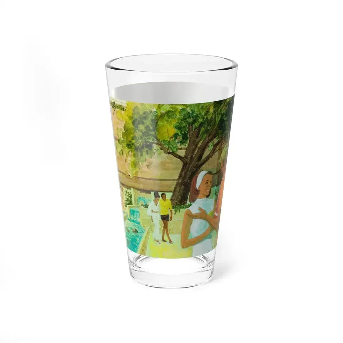 Advertising Illustration_2 (Magazine Illustration) Pint Glass 16oz - Go Mug Yourself