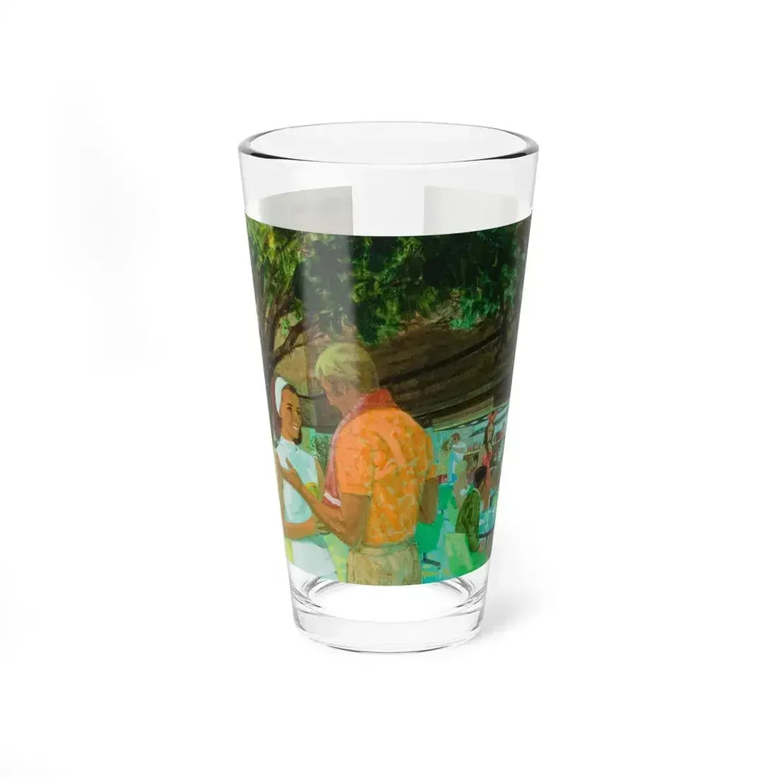 Advertising Illustration_2 (Magazine Illustration) Pint Glass 16oz - Go Mug Yourself