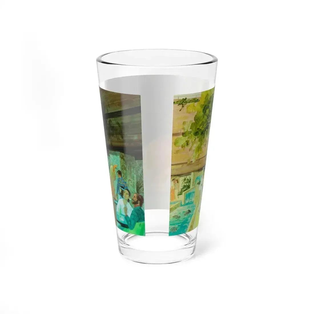 Advertising Illustration_2 (Magazine Illustration) Pint Glass 16oz - Go Mug Yourself
