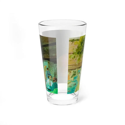 Advertising Illustration_2 (Magazine Illustration) Pint Glass 16oz - Go Mug Yourself