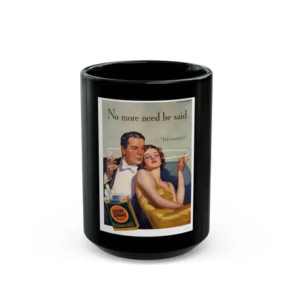 Advertisment for Lucky Strike, Harper's Bazaar, August 1933 - Black Coffee Mug 15oz - Go Mug Yourself