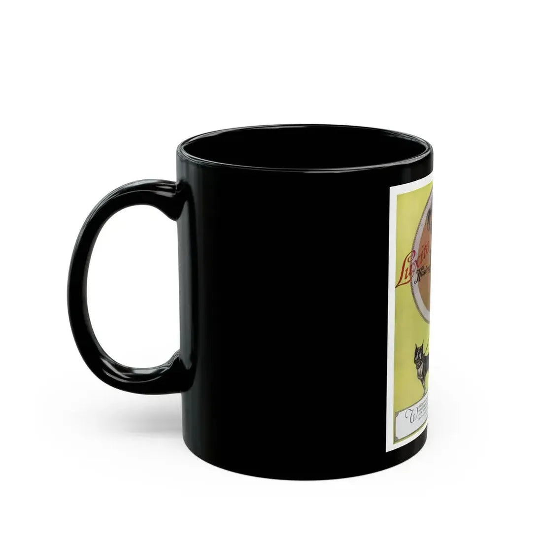 Advertisment for Luxite Hosiery, Harper's Bazaar, December 1922 - Black Coffee Mug - Go Mug Yourself