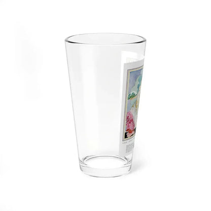 Advertisment for McCallum Hosiery, Harper's Bazaar, April 1925 (Magazine Illustration) Pint Glass 16oz - Go Mug Yourself