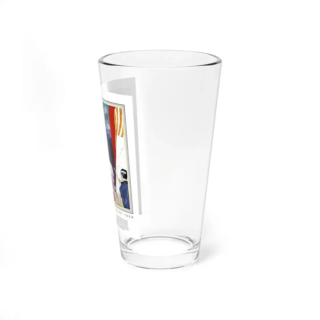 Advertisment for McCallum Hosiery, Harper's Bazaar, April 1925 (Magazine Illustration) Pint Glass 16oz - Go Mug Yourself