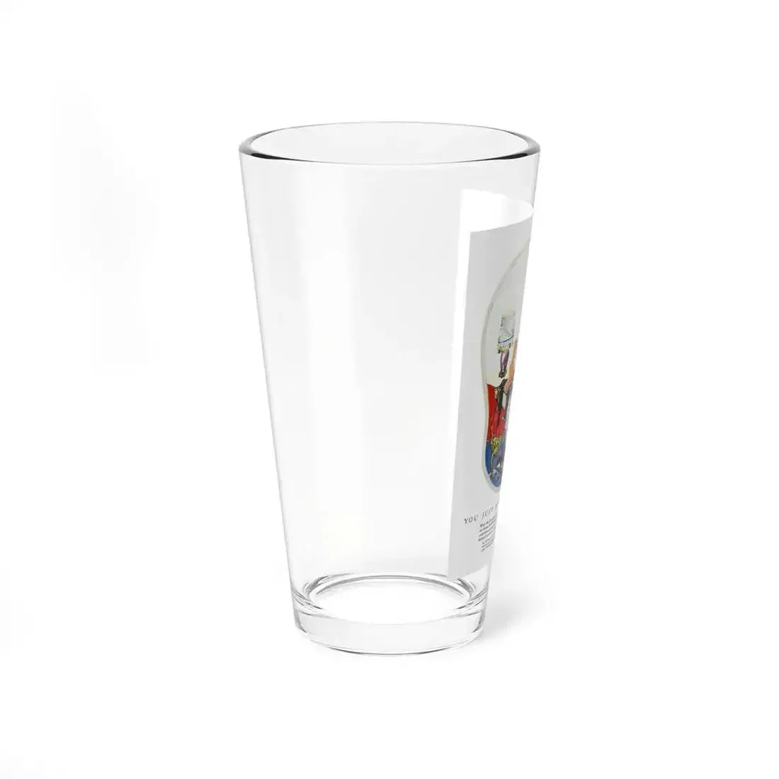 Advertisment for McCallum Hosiery, Harper's Bazaar, December 1923 (Magazine Illustration) Pint Glass 16oz - Go Mug Yourself