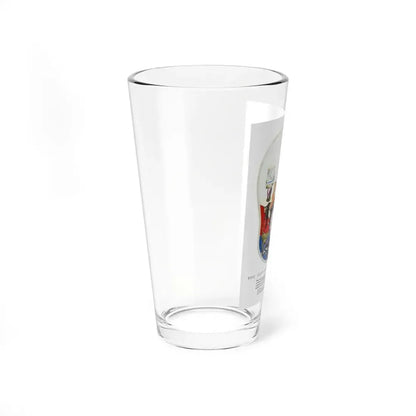 Advertisment for McCallum Hosiery, Harper's Bazaar, December 1923 (Magazine Illustration) Pint Glass 16oz - Go Mug Yourself