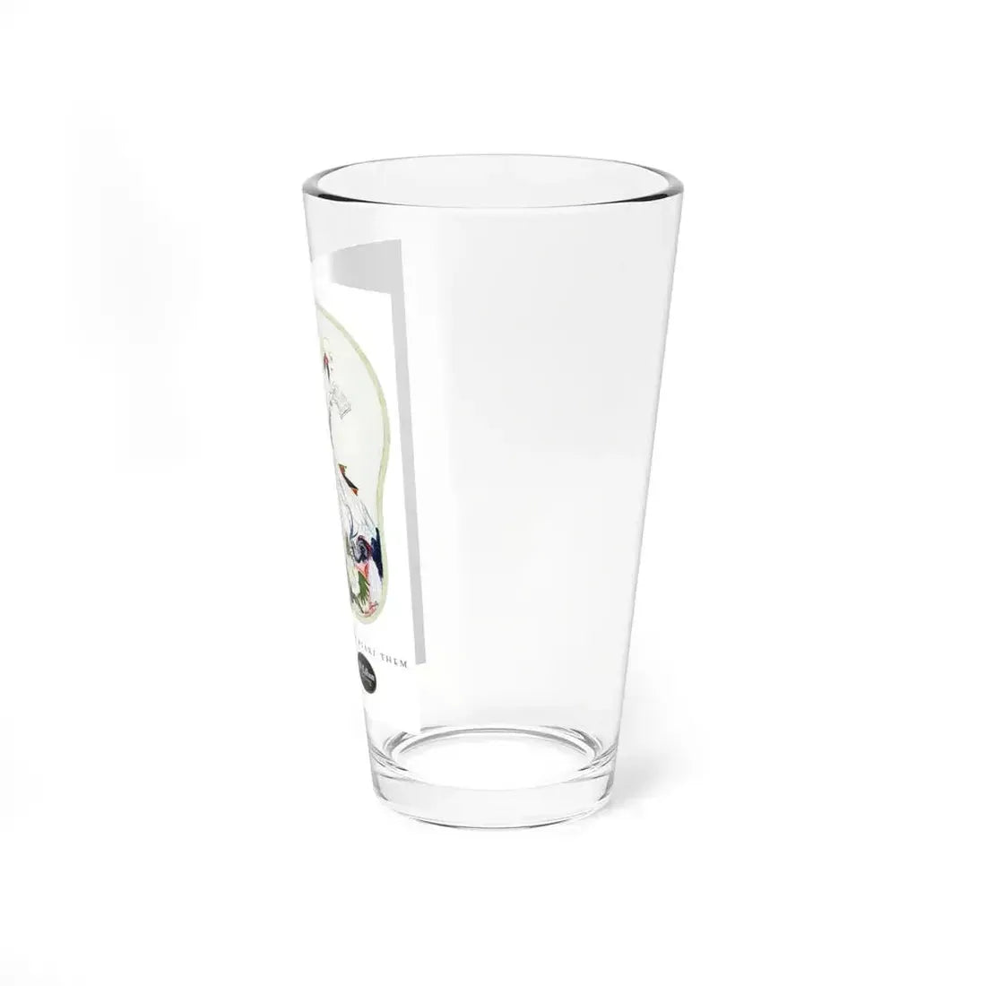 Advertisment for McCallum Hosiery, Harper's Bazaar, December 1923 (Magazine Illustration) Pint Glass 16oz - Go Mug Yourself