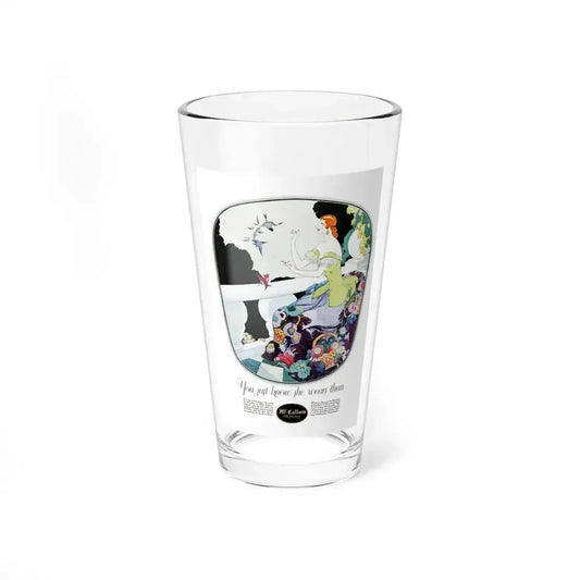 Advertisment for McCallum Hosiery, Harper's Bazaar, July 1923 (Magazine Illustration) Pint Glass 16oz 16oz - Go Mug Yourself