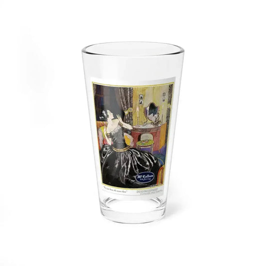 Advertisment for McCallum Hosiery, Harper's Bazaar, May 1922 (Magazine Illustration) Pint Glass 16oz 16oz - Go Mug Yourself