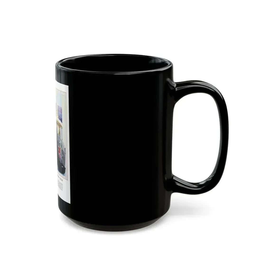 Advertisment for McCallum Hosiery, Harper's Bazaar, October 1923 - Black Coffee Mug - Go Mug Yourself