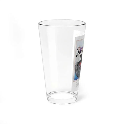 Advertisment for McCallum Hosiery, Harper's Bazaar, October 1923 (Magazine Illustration) Pint Glass 16oz - Go Mug Yourself