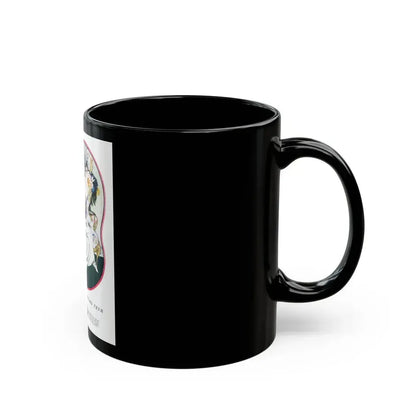 Advertisment for McCallum Hosiery, Harper's Bazaar, October 1924 - Black Coffee Mug - Go Mug Yourself