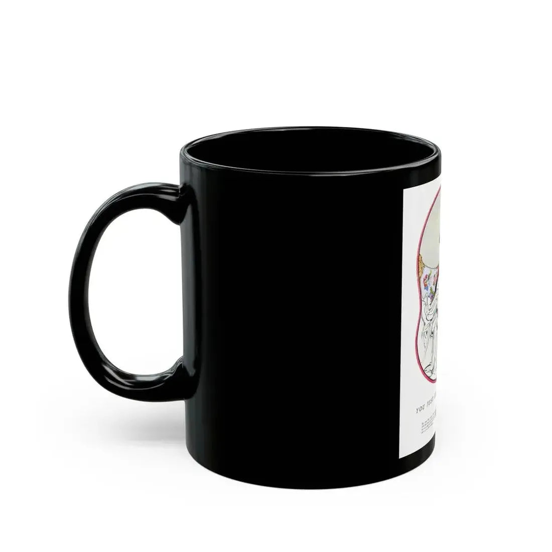 Advertisment for McCallum Hosiery, Harper's Bazaar, October 1924 - Black Coffee Mug - Go Mug Yourself