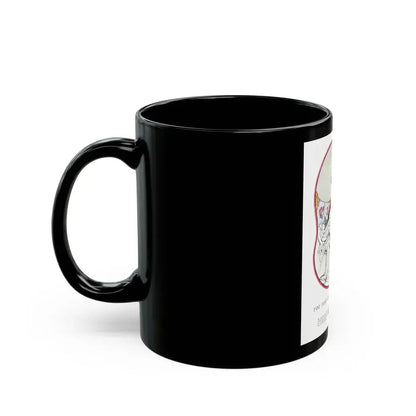 Advertisment for McCallum Hosiery, Harper's Bazaar, October 1924 - Black Coffee Mug - Go Mug Yourself