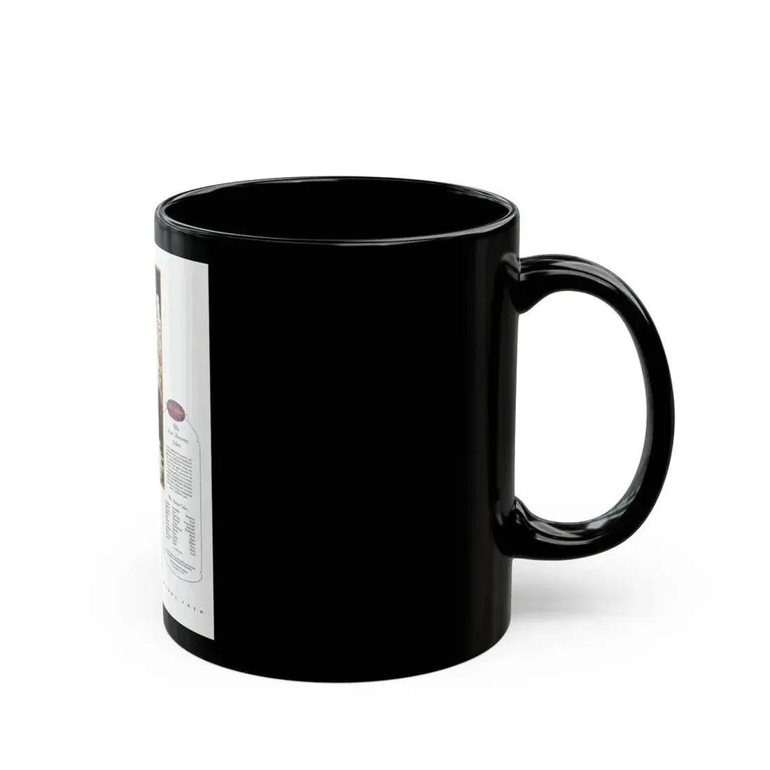 Advertisment for McCallum Hosiery, Harper's Bazaar, October 1926 - Black Coffee Mug - Go Mug Yourself