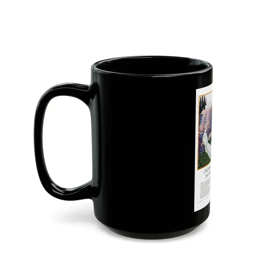 Advertisment for McCallum Hosiery, Harper's Bazaar, October 1926 - Black Coffee Mug - Go Mug Yourself