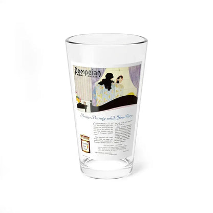 Advertisment for Pompeian, Harper's Bazaar, November 1920 (Magazine Illustration) Pint Glass 16oz 16oz - Go Mug Yourself