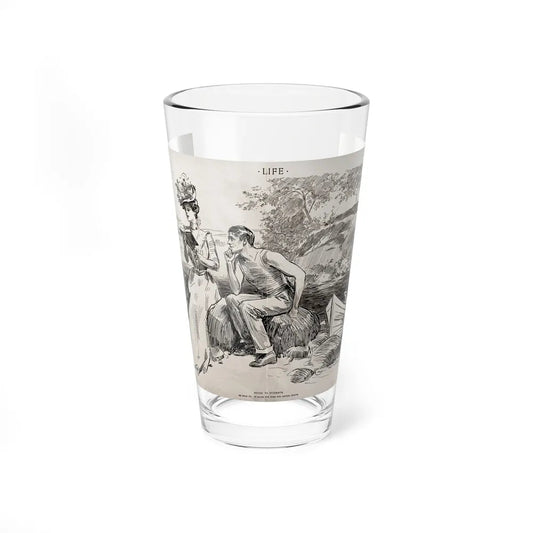 Advice to Students, Life magazine, July 12, 1900 (Magazine Illustration) Pint Glass 16oz-16oz-Go Mug Yourself