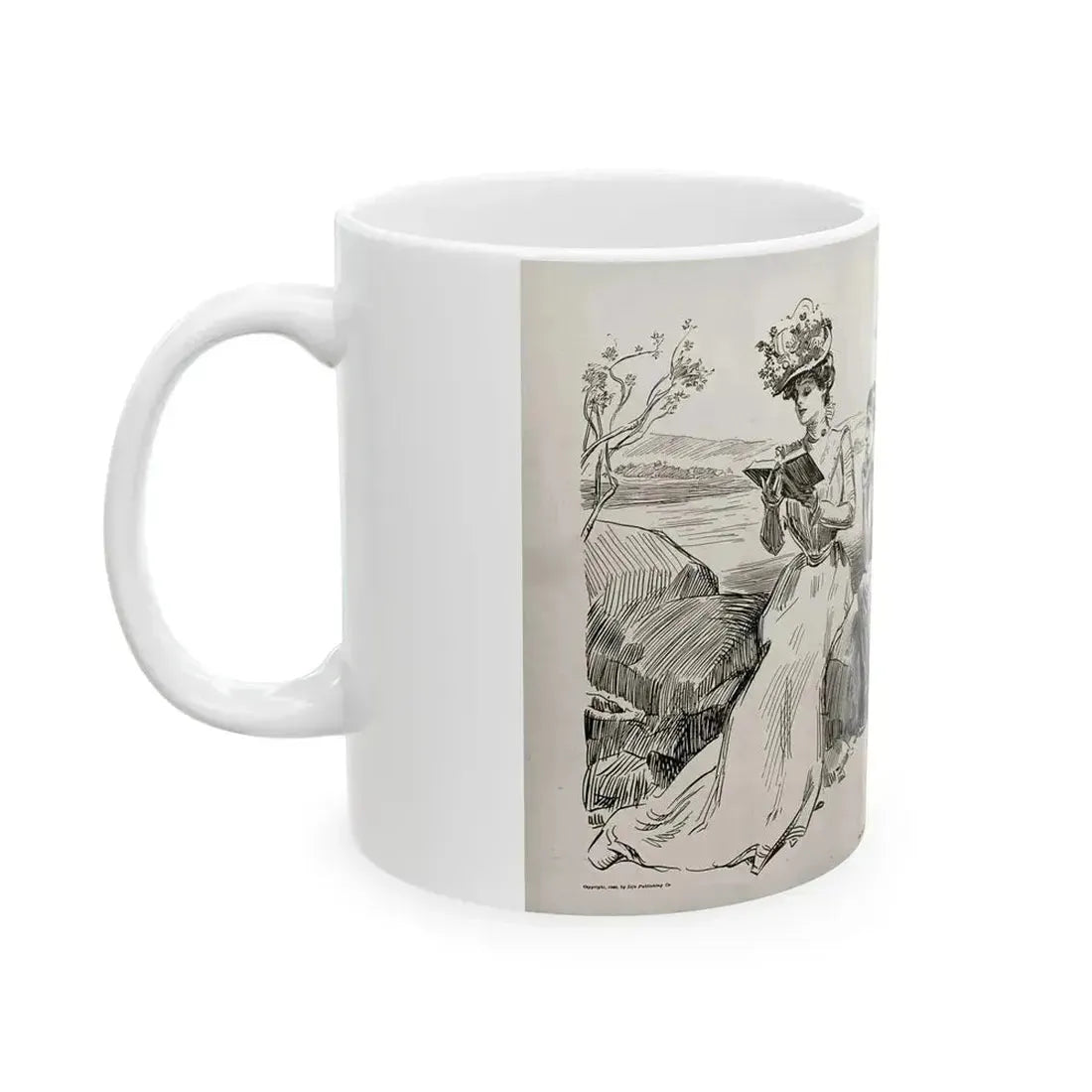 Advice to Students, Life magazine, July 12, 1900 - White Coffee Mug - Go Mug Yourself