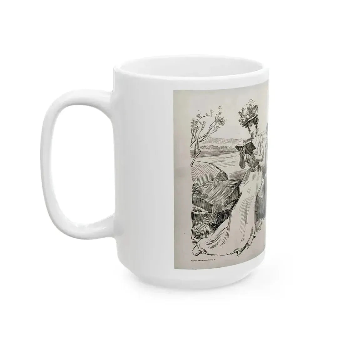 Advice to Students, Life magazine, July 12, 1900 - White Coffee Mug - Go Mug Yourself