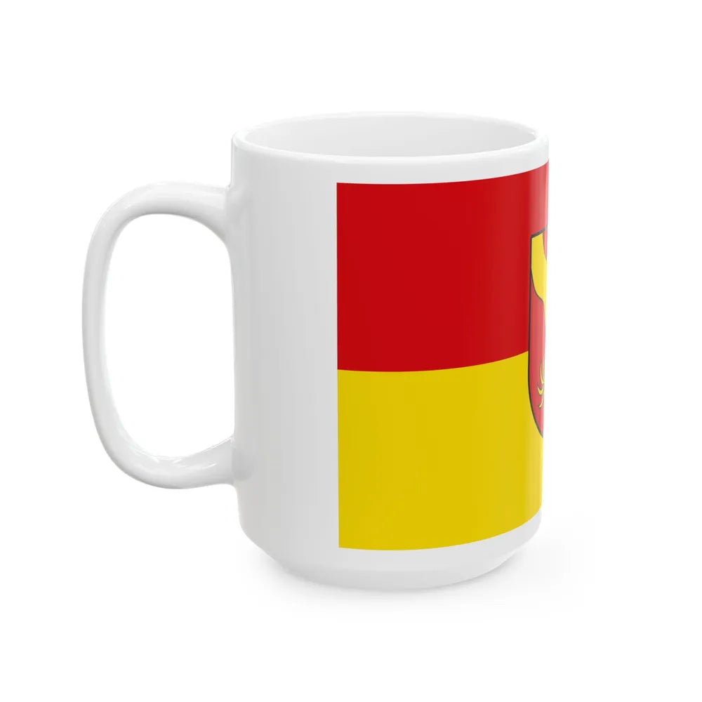 Flag of Warendorf Germany - White Coffee Mug-Go Mug Yourself