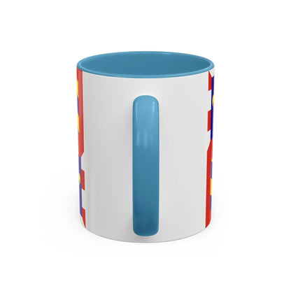 Flag of Bourgogne France - Accent Coffee Mug-Go Mug Yourself