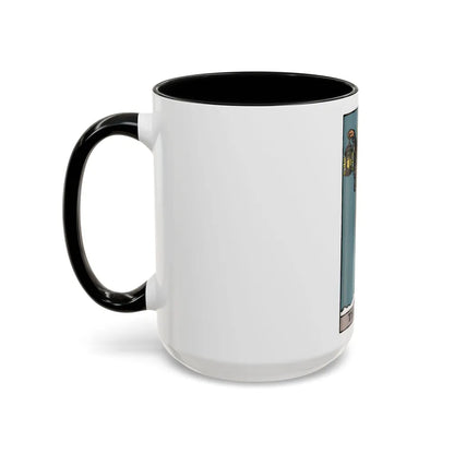 The Hermit (Tarot Card) Accent Coffee Mug-Go Mug Yourself