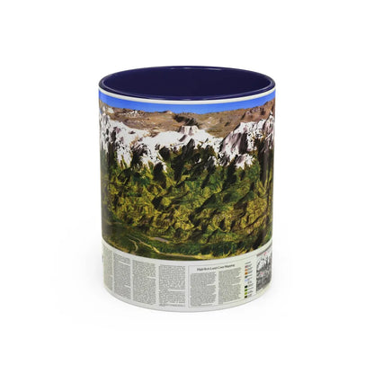 High Himalaya (1988) (Map) Accent Coffee Mug-11oz-Navy-Go Mug Yourself