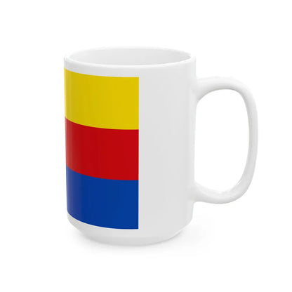 Flag of North Holland Netherlands - White Coffee Mug-Go Mug Yourself