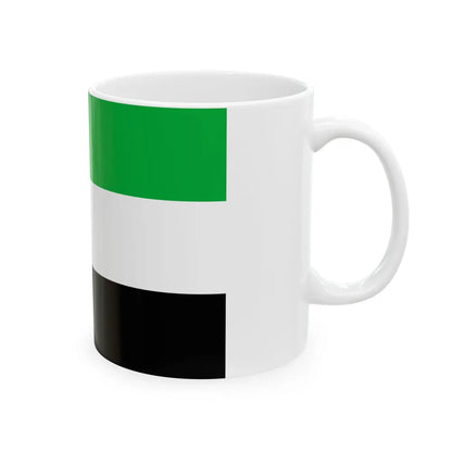 Flag of Extremadura Spain - White Coffee Mug-Go Mug Yourself