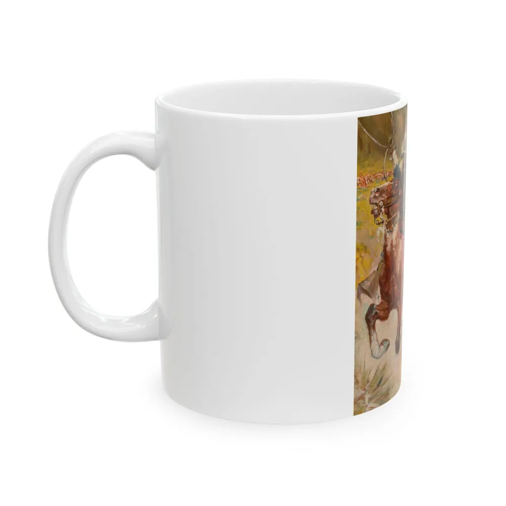 Cattle Driver - White Coffee Mug-Go Mug Yourself